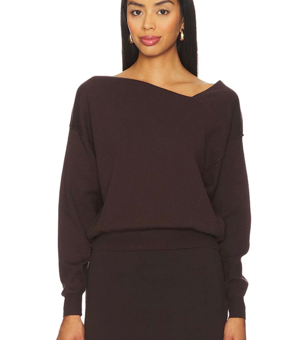 Line and dot favorite brown sweater size M new